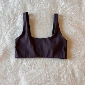 GapFit Purple Recycled Power Sports Bra XS